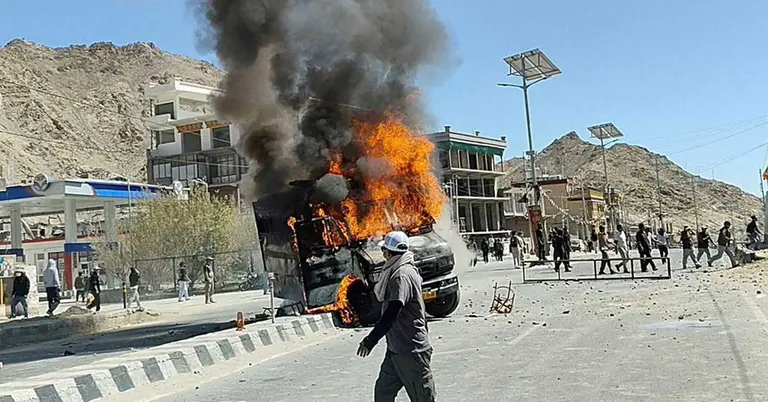 লাদাখে আন্দোলন